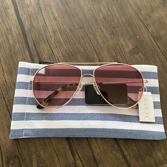 J. Crew Bondi Wire Frame Aviator Sunglasses - Picture 7 of 10